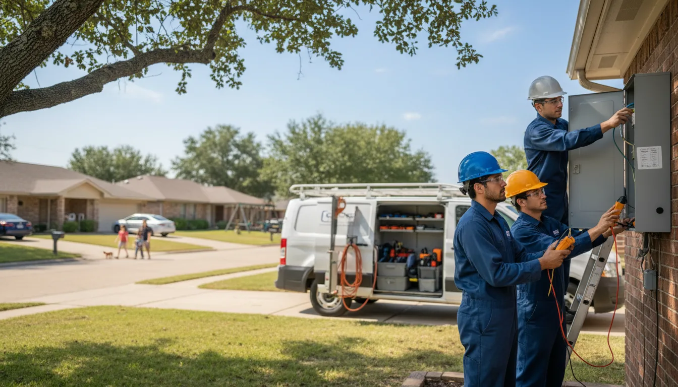 Certified electrician providing emergency electrical services in Thompson, OH